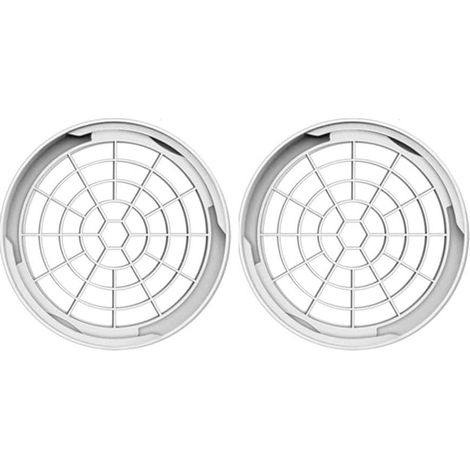 Lot de 2 couvercles de protection portables pour conduit d'échappement AC 130/150 mm (130 mm) (1/2)