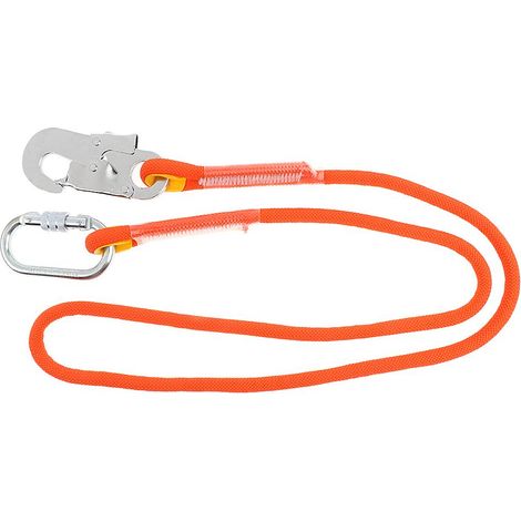 corde de sécurité d'arboriculteur d'escalade avec le mousqueton de protection antichute b type 1.6m (1/5)