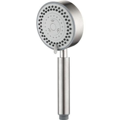Pommeau de Douche, Bain à cinq vitesses ménage bain chauffe-eau fleur vin tête de lotus Pression en Acier Inoxydable 304 Installation et Nettoyage Faciles