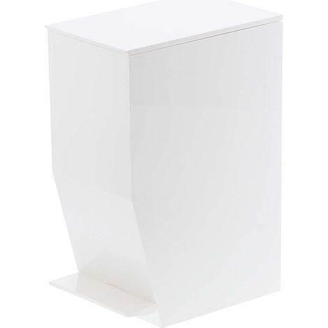 Yamazaki Tower Pedaleimer Weiß 12x27,5 cm (1/5)