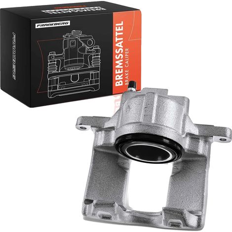 Pinza de freno, material de hierro fundido, 66 mm de diámetro, compatible con varios vehículos, 302 mm de diámetro de disco de freno, 28 mm de espesor de disco de freno (1/5)