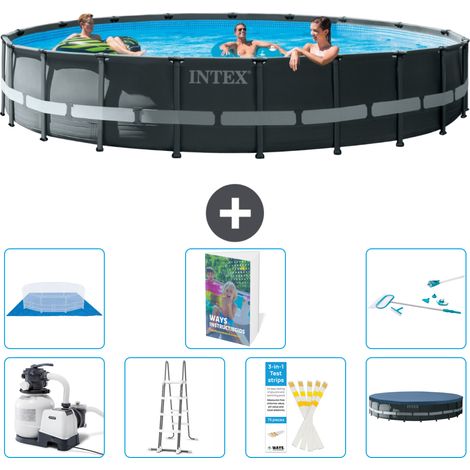 Intex Piscine Ultra XTR Ronde - 610x122 cm - 8-pièces  S573