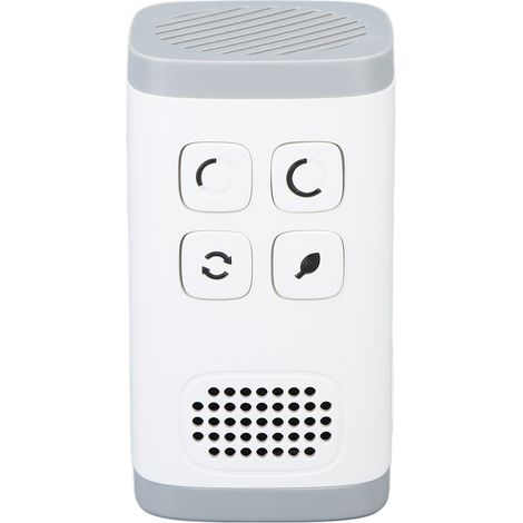 Ortviai Désodorisant d'Air pour Chambre et Animaux – Ioniseur à Négatifs 28 Mio, Oxygène Actif 120 mg/h, Blanc (1/5)
