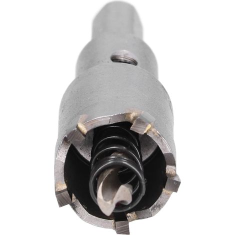 Outil de perçage et de coupe pour métal et bois, avec foret et fraise en carbure TCT de 22 mm. (1/5)