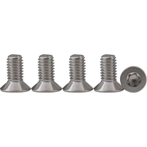 25 pièces M4 x 12 Vis à tête fraisée Vis Torx en acier inoxydable 304 Vis à Métaux Entraînement Standard Vis entièrement filetées Pour l'équipement de machine et les meubles à la maison (1/5)