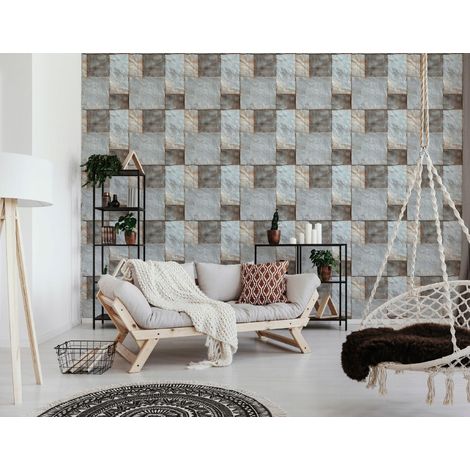 Wallarena Vliestapete Steinmauer Ziegeloptik für Wohnzimmer und Schlafzimmer, 10 m x 50 cm – inkl. Kleister & Anleitung (1/5)