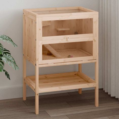 Maison Exclusive - Cage pour hamster 55x40x80 cm Bois massif Sapin
