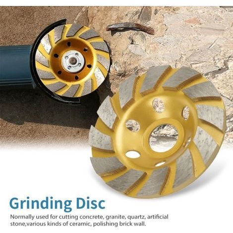 Dischi abrasivi diamantati per calcestruzzo, mola, mola per calcestruzzo, disco abrasivo a 6 fori, smerigliatrice angolare, disco per sega, disco diamantato (1/5)