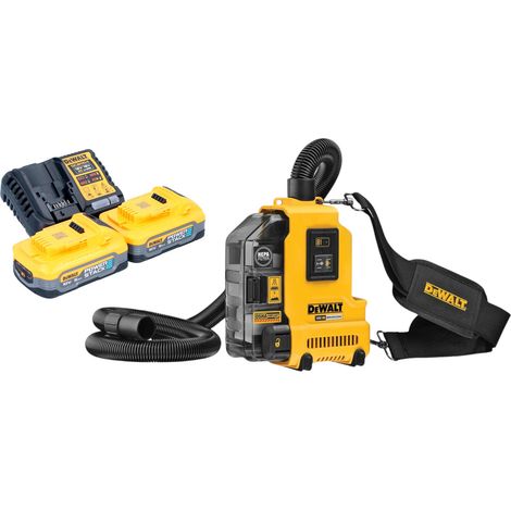 DeWalt DWH 161 H2 Extractor universal sin cable 18 V 0,21 l sin escobillas + 2x batería Powerstack 5,0 Ah + cargador (1/4)