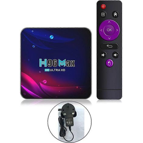 Boîtier TV RK3318 16/32/64 Go, compatible Bluetooth 4.0, Google Voice 4K pour Smart (1/5)