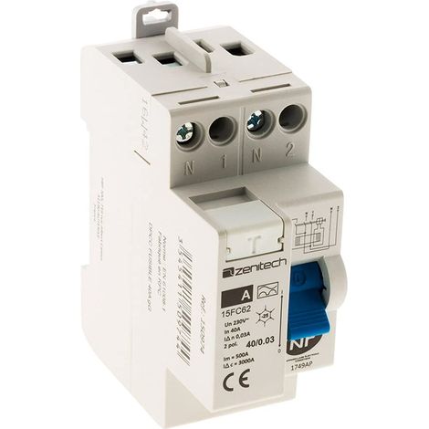 Interrupteur différentiel 40/2 30mA Type A NF (1/5)