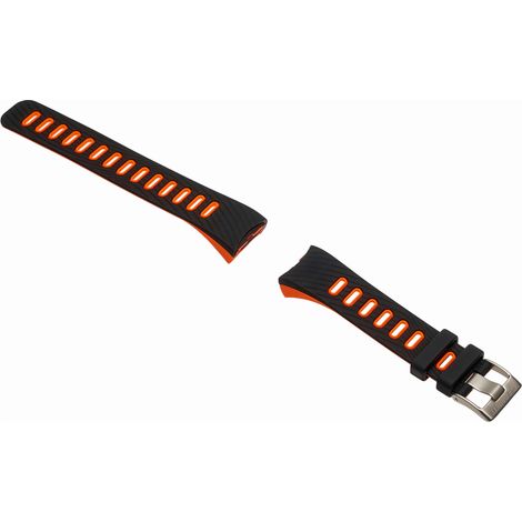 Cinturino per GPS Garrett Fit 23, nero e arancione