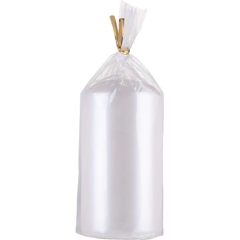 Colonne de bougie standard laquée - Bougie en paraffine - 60 x 115 mm - Perle blanche - Bougie pilier décorative - Bougie en cire - 1 pièce - Pour décoration (1/4)