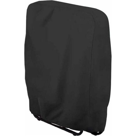 Housse De Protection Pour Chaise Longue Pliante, Housse Transat Jardin Anti-Poussière, Imperméable, Anti-Uv, Housse Relax Jardin 210d Oxford Pour Fauteuil Relax, W71×H110cm (Noire) (1/4)