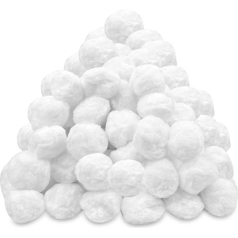 1400g balle filtrante piscine, boule coton filtre piscine, pool filterbälle Convient Divers Filtration d'eau, filterballs für sandfilteranlagen pour Les piscines, boule filtrante pour Aquar (1/5)