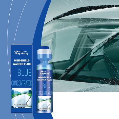 Scheibenwaschflüssigkeit, Antibeschlagmittel für Autoscheiben, wasserabweisend, tiefenwirksam und entfernt hartnäckige Ölfilme – 250 ml -- DE (1/5)