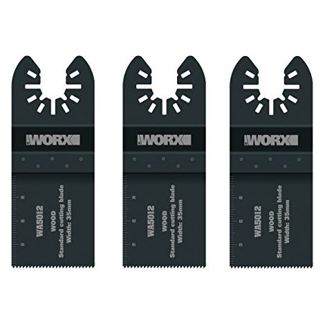 Set 3 Lame da Taglio Standard per Legno Worx Wa5012.3 (1/3)