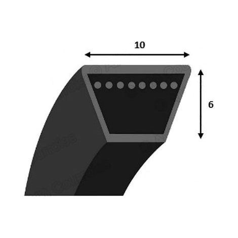 Z19 - Courroie Z19 (10x480 mm Li) (1/3)