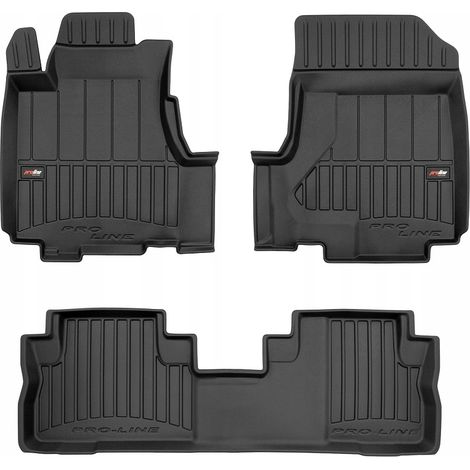 ALFOMBRAS Y FELPUDOS DE GOMA HONDA CR-V 3 III 2006-2012 3D TROUGH (1/5)