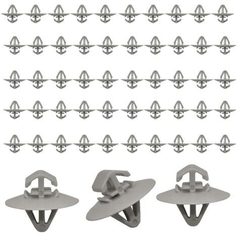 Lot de 50 clips de rechange en plastique durable pour garniture de panneau de porte latérale Vauxhall Vivaro, Renault, Nissan, Opel et Iveco (1/5)