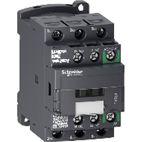 Contactor 3P ACD 440V 9A AC3 con bobina 100-250V para control eficiente.