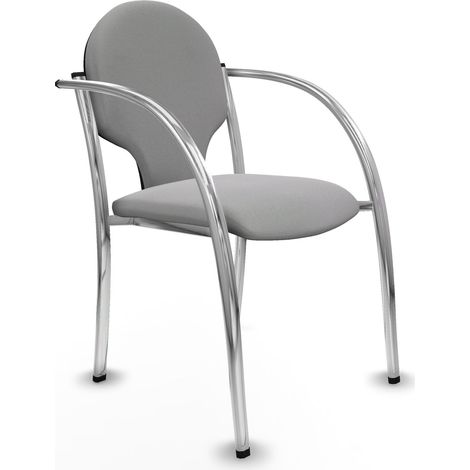 Silla de Recepción Hellín Piqueras y Crespo 220PTCRB40 Gris claro 2 Unidades