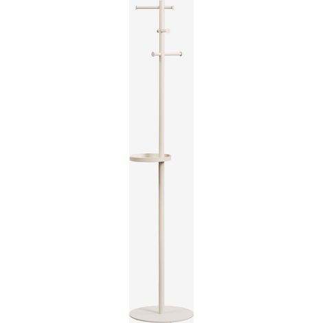 Porte-manteau sur pied en fer Tharelia SKLUM Tapioca Beige (1/5)