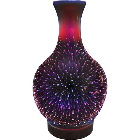 Diffuseur d'arômes ultrasonique 100 ml avec humidificateur et veilleuse LED (1/5)