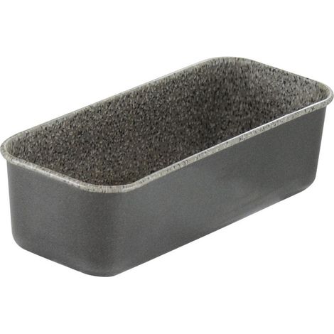 Trade Shop - Forma De Molde Plumcake Pan Horneado Para Hornear Aluminio Sin Palos Efecto De Piedra 30x11xh7cm 037050m -