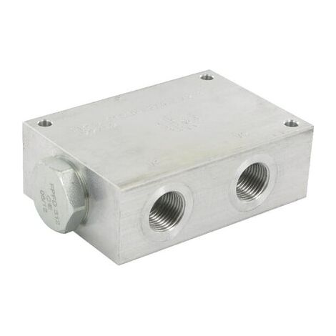 Stromverteiler 3/4"x1/2" 75-100 l/min FLUIDPRESS FPFDS12CB34E12 (1/5)