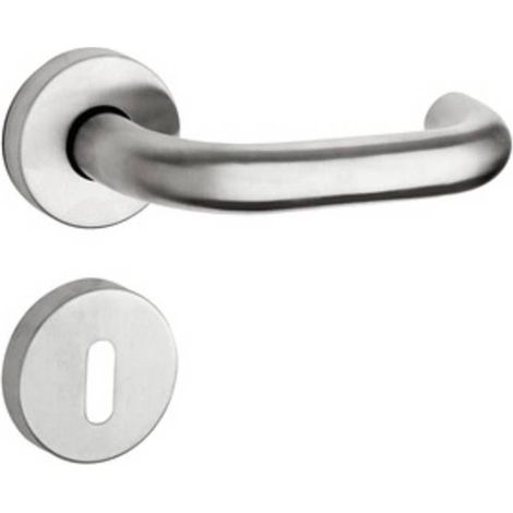 MANIGLIA ACCIAIO INOX L101 BOCCHETTA PATENT SAT
