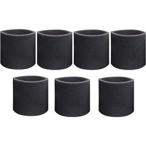 Lot de 7 filtres en mousse VF2001 pour aspirateurs eau et poussière de 5 gallons et plus, compatibles avec les nettoyeurs Genie Shop Cleaners (1/5)