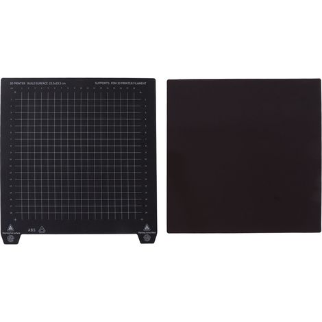 Plaque magnétique flexible en acier à ressort 235x235mm pour imprimante 3D, compatible PLA ABS, double face imprimable. (1/5)
