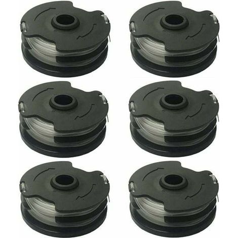Bobine de fil pour Parkside PRTA 20-Li A1 / B2 / C3 Bobines de Fil de Rechange pour débroussailleuse sans fil LIDL Parkside PRTA 20-Li A1 / B2 / C3, PRT 300 A1, PRT 550 A1 / A3 (6pcs) (1/5)