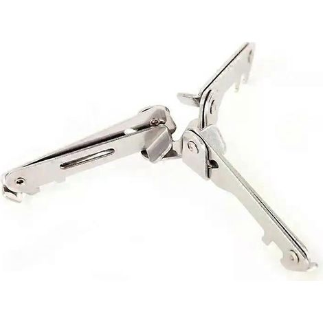 Support portable pour cartouche de gaz, support trépied pour réchaud de camping, stabilisateur pliable en acier inoxydable pour bouteille de gaz - JXLGV (1/5)