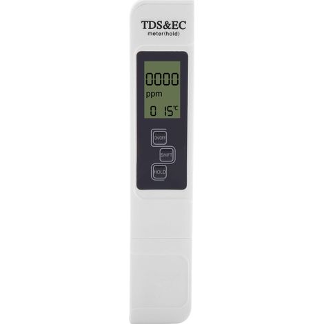 Testeur d'eau numérique multifonction LCD 3 en 1 température TDS EC pour boisson et breuvage (1/5)