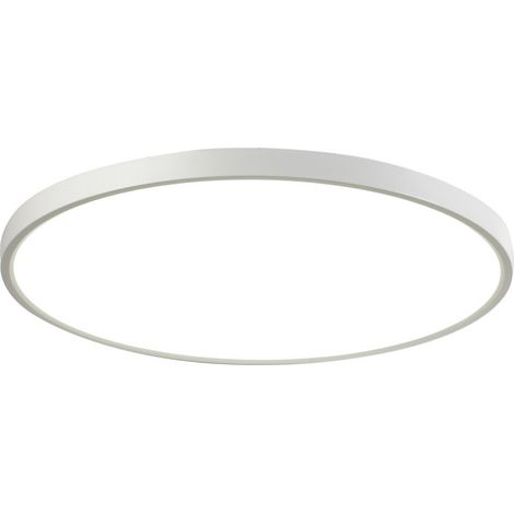 Plafoniera moderna bianca 40 cm tonda LED 32W Calvi (1/3)