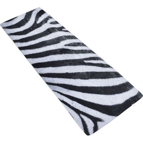 Tapis absorbants pour la maison, salle de bain et cuisine, tapis de sol antidérapants noirs et blancs, tapis décoratifs pour la maison (1/5)
