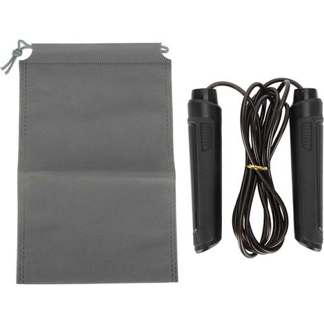 Corde à sauter professionnelle en acier réglable, équipement de fitness avec câble sportif robuste (1/5)