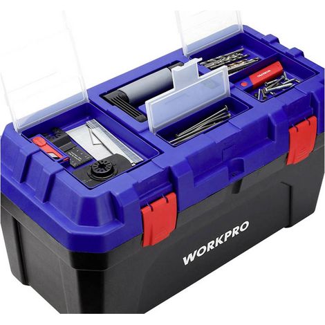 Workpro WP283003 cassetta degli attrezzi blu 572x300x295 mm (1/4)