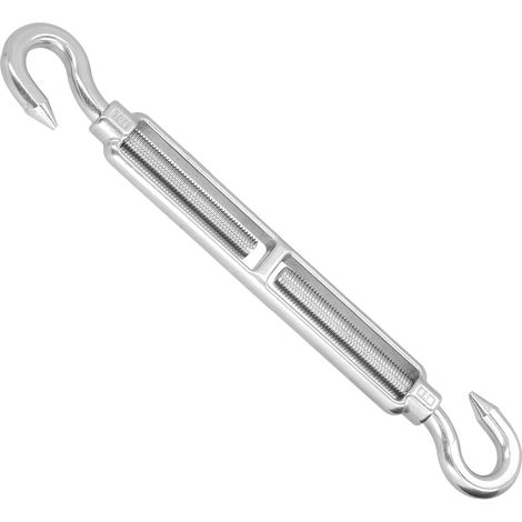 Tendeur de câble en acier inoxydable 304 M16, ridoir à crochet réglable type CC, accessoire de gréement (1/5)