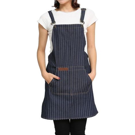 Tablier de Cuisine Femme Jean Tablier Peinture Tablier de Travail (1/5)