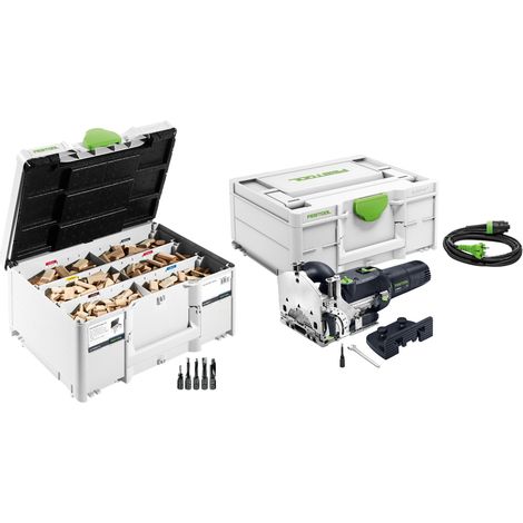 Festool DF 500 RQ-Plus Fresatrice per tasselli DOMINO 420 W 4 - 10 mm + assortimento tasselli + Systainer