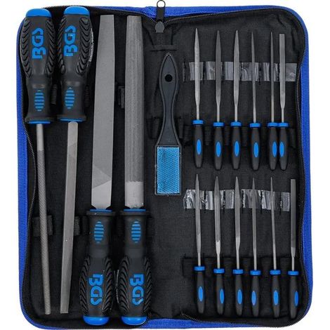 Juego de limas Bgs Technic 17 piezas 320 mm 150 mm