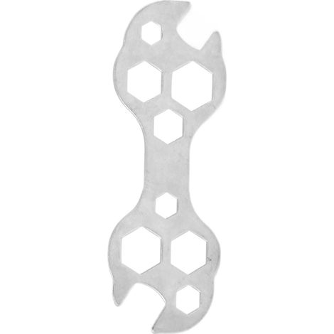 Clé hexagonale plate multifonction en acier pour la réparation de vélos (1/5)