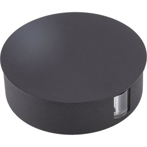Applique murale LED moderne en aluminium pour extérieur, idéale pour jardin, couloir ou chambre. 6W AC85-265V, noir. (1/5)