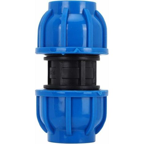 4 Stück PE-Kunststoff-Geradverbinder 25 mm auf 25 mm Wasserrohradapter, gerades Verbindungsstück, Wasserrohr-Schlauchverbinder (1/5)
