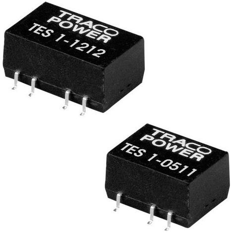 Convertisseur CC/CC CMS TracoPower TES 1-0511 Nbr. de sorties: 1 x 5 V/DC 5 V/DC 200 mA 1 W 1 pc(s) (1/4)