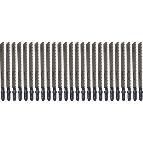 Jigsaw Blade for Wood and Plastic 75mm 10tpi Pack of 25 (1/3)