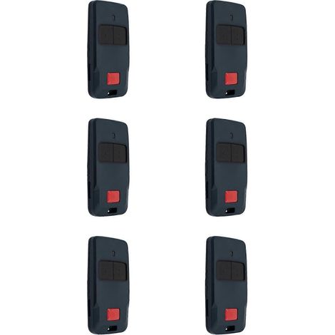 6x MITTO COOL C2 C4 Garagentor-Fernbedienung 433,92MHz Sender für BFT MITTO COOL C2, Mitto2, Mitto4, 2 Tasten